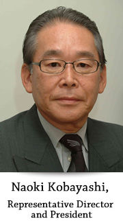 Naoki Kobayashi, Representative Director and President